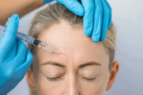 Botox Injection to women's face