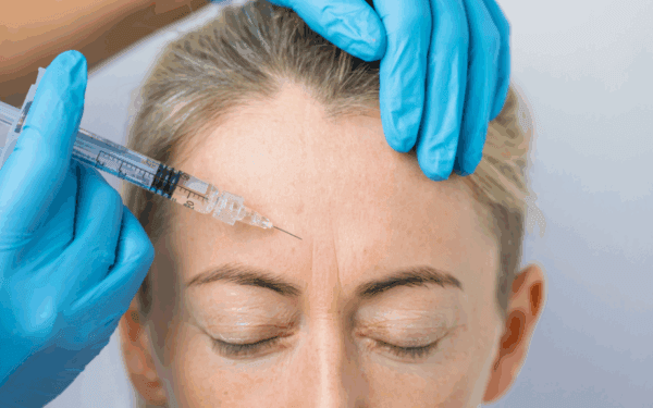 Botox Injection to women's face