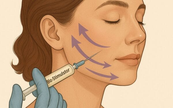 AuraDent Lefkoşa, Kıbrıs'ta uygulanan Bio-Stimulator (HA PLLA Filler) tedavisi ile yüz gençleştirme ve cilt sıkılaştırma. Sculptra®.