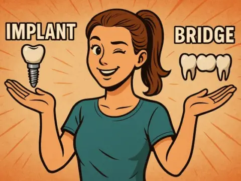 Should implant or bridge be preferred in tooth loss? Advantages, disadvantages and decision criteria - AuraDent Aesthetic Clinic Cyprus