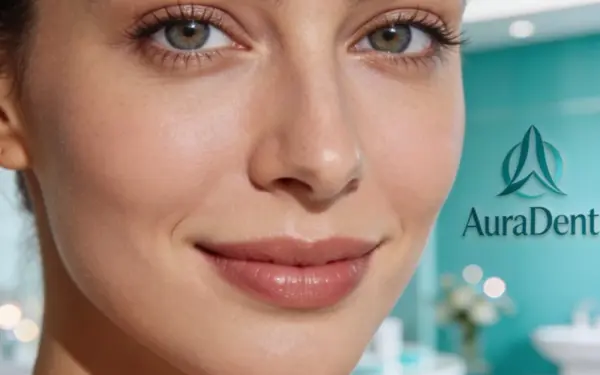 The happy woman who had her under-eye dark circles and hollows treated at AuraDent Aesthetic Clinic in Nicosia