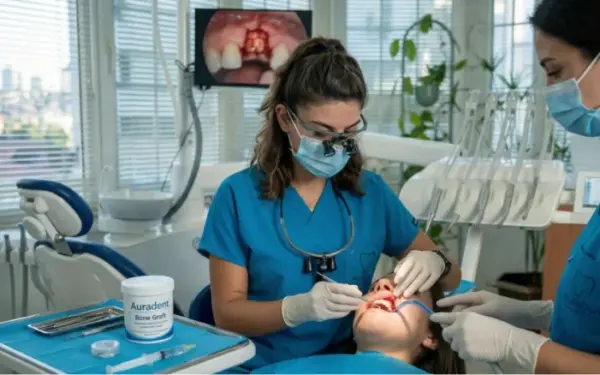 AuraDent Kıbrıs'ta Kemik Grefti ameliyatından bir kare